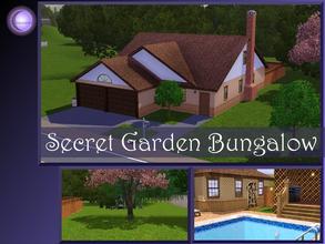 Sims 3 — Secret Garden Bungalow by D2Diamond — Many years ago a beautiful woman came to this just budding town, and built