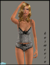 Sims 2 — Lace Trim Cami Panty 2 FOR ELDER by Harmonia — 