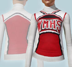 Sims 3 — William McKinley High School Cheerleader Jumper by ancsie18 — William McKinley High School cheerleader jumper as