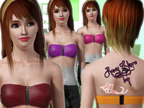 Sims 3 — Roxy Shore Top by SouR_CherrY_GirL — by sour cherry girl 4 different color. Enjoy (: