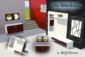 Sims 3 — Sella Wardrobe by BuffSumm — The second set to the Sella Livingroom. Hope you like and enjoy it! If there are
