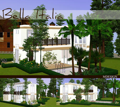 Sims 3 — 'Bella Italia' - Modern Vacation Home by moieem — modern italian vacation home by moieem