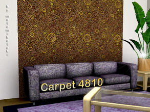 Sims 3 — Carpet 4810 by matomibotaki — Carpet Pattern in 3 colore, red, yellow and beige, 3 channel, to find under Carpet