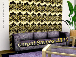 Sims 3 — Carpet Stripes 4810 by matomibotaki — Carpet Pattern in 3 colore, red, yellow and beige, 3 channel, to find