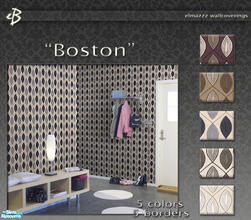 Sims 2 — "Boston" by elmazzz — These sleek walls will give your Sims home a contemporary look.