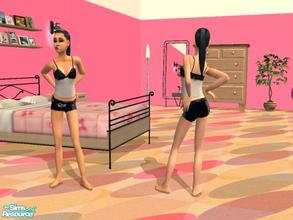 Sims 2 — Sleepover pajamas -Tarepjs by st3fa — This pajama is made in a rock style.I hope your sim will like it.