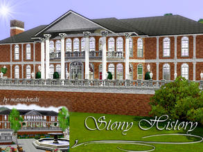 Sims 3 — Stony History, Old Libary by matomibotaki — You need a libary with an old fashion and luxury flair, a wonderful
