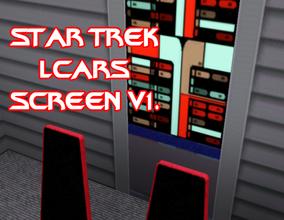 Sims 3 — Star Trek Panel v1 by Rosaleena — A Star Trek Panel for your sims, version one! Looks great if you color it the