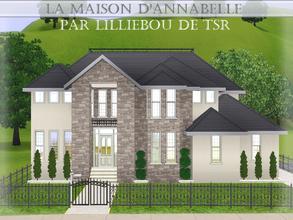 Sims 3 — La Maison d'Annabelle by lilliebou — Hi! :) Here are some details about this house: Outdoor: -Pool First floor: