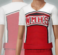 Sims 3 — William McKinley High School male cheerleader top  by ancsie18 — William McKinley High School male cheerleader