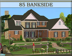 Sims 2 — 85 Bankside by hatshepsut — A classic family home fully furnished and landscaped.