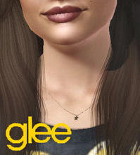 Sims 3 — Rachel Berry (Lea Michele) 'Little Star' Necklace by ancsie18 —  'Little Star' Necklace as seen on Rachel Berry