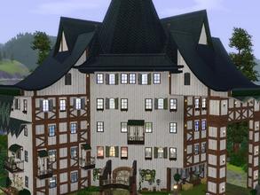 Sims 3 — Plumbbob Boulevard 118 by Quengel — Size 40x30. With 2 doublebed-bedrooms, 4 bathrooms, 1 teenroom, laundryroom,