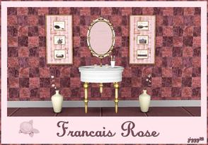 Sims 3 — Francais Rose  by ziggy28 — Francais Rose two pretty feminine pictures for you sims bathrooms or boudoir by the