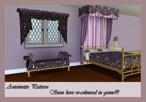 Sims 3 — Antoinette Pattern by ziggy28 — Antoinette Pattern. Suitable for walls, objects and fabrics. Found under