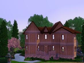 Sims 3 — Plumbbob Boulevard 120 by Quengel — Size: 20x15. With 1 living-, bed-, bath-, laundryroom and kitchen. No custom