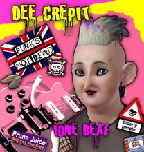 Sims 3 — Dee Crepit by SimonettaC — Dee is a Vegetarian and is addicted to Tofu. She likes tofu dogs the best and likes