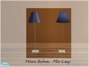 Sims 2 — Minore Bedroom in White - Floorlamp by mky1374 — Recolor for Muranos Minore Bedroom Floorlamp