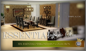 Sims 3 — 3DL Imperio Sim Dekontempo Dining Room Collection by eddielle — This set is part of the Dekontempo Collection. I