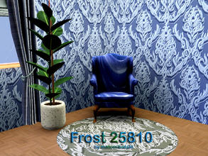 Sims 3 — Frost 25810 by matomibotaki — Pattern in 3 blue shades, 3 channel, to find under Theme.