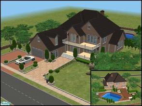 Sims 2 — 70 Valencia - unfurnished by Enhlee — Large house on two floors with garage attached, nicely decorated...