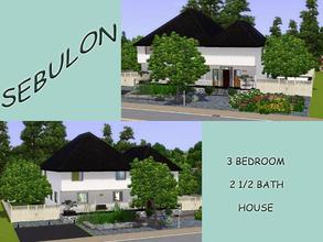 Sims 3 — Sebulon by ataylor69 — Three bedroom, three bath house. A sunken family room with plenty of natural light and a