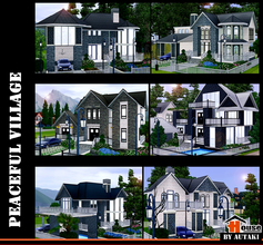 Sims 3 — Peaceful village*House_set* by autaki — Peaceful village houses all 6 house -Jinda house -Rinda house -Issara