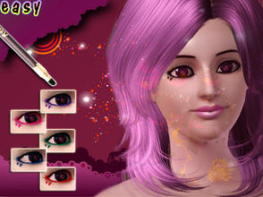 Sims 3 — Eyeliner with stars (left) by easysims — Hope that everybody likes it(*^__^*) 
