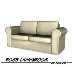 Sims 3 — Rose Livingroom_Sofa by mensure — Rose Livingroom_Sofa by mensure. Recolorable two parts. You can find it under