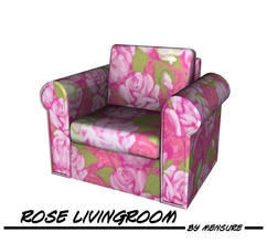 Sims 3 — Rose Livingroom_Armchair by mensure — Rose Livingroom_Armchair by mensure. Recolorable two parts. You can find