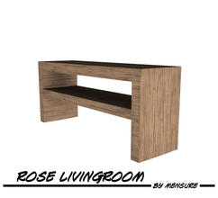 Sims 3 — Rose Livingroom_Side Table by mensure — Rose Livingroom_Side Table by mensure. Recolorable. You can find it
