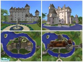 Sims 2 —  by juhhmi — This beautifully romantic castle is perfect for your sim kings and queens. Throw parties in the