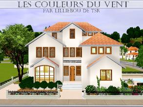 Sims 3 — Les Couleurs du Vent by lilliebou — Hi! Here are some details about this house: First floor: -Kitchen - Dining