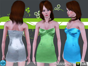 Sims 3 — BluElla - Blur Set -Dress- by BluElla — BluElla - Blur Set -Dress-