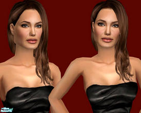 Sims 2 — Angelina Jolie by Oceanviews — American actress and Goodwill Ambassador for the United Nations High Commissioner