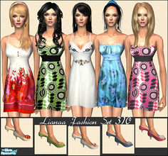 Sims 2 — Fashion Set 310 by Lianaa by Lianaa — Fashion Set 310 by Lianaa - spring fashion, new mesh included