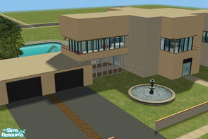 Sims 2 — Monroe Estate - Furnished by Vic3y — A HUGE estate! Complete with, grotto, pool and pond, and thats just