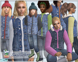 Sims 2 — S2S Collection No. 200331 TF - Set by sims2sisters — Outerwear for teen females