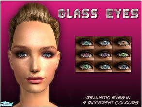 Sims 2 — Glass Eyes by elmazzz — -Realistic eyes in 9 amazing colors!