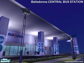Sims 2 — Belladonna CENTRAL BUS STATION by ivanhorvatsb — Belladonna CENTRAL BUS STATION with bank and Mc Donalds