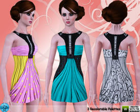 Sims 3 — BluElla - Dream Set -Dress 1- by BluElla — BluElla - Dream Set -Dress 1-