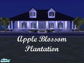 Sims 2 — Apple Blossom Plantation by Sims_are_the_best — Named for its beautiful apple trees; Apple Blossom Plantation is