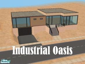 Sims 2 — Industrial Oasis by Sims_are_the_best — Similar to Desert Oasis but smaller!