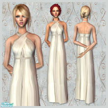 Sims 2 — Elegant - White by simal10 — Four designer gowns and a new mesh for your sims.. Have fun!