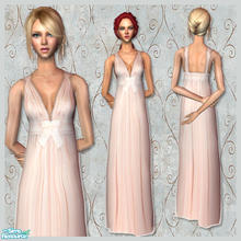 Sims 2 — Elegant - Pink by simal10 — Four designer gowns and a new mesh for your sims.. Have fun!