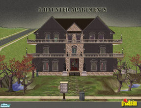 Sims 2 — grks Haunted Apartments by greeksim — Witches, vampires, dark side creatures and your dear Sim can live together