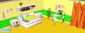 Sims 2 — TC-85 Tomak\'s Student Room -Recolor by mom_of2boyz — This is a recolor of Sims2sisters Tomak\'s Student Room