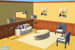 Sims 2 — Chic Living Room Recolor- TC107 by mom_of2boyz — This is a recolor of nikisatez05\'s Chic Living Room. It was