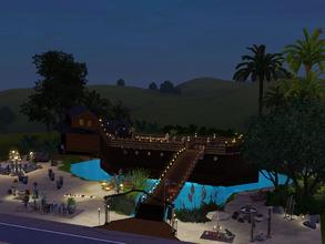 Sims 3 — Port Royal by Quengel — Community lot (50x50). Glory place for your pirate life. You will feel yourself at home,