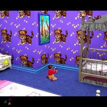 Sims 3 — Jungle 05 by Flovv — Pattern made from Vuduberi's picture. Kids will sure like it in their rooms or on their